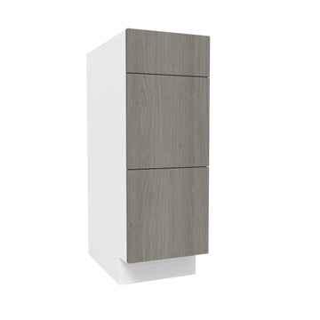 Vanity Drawer Base Cabinet| Matrix Silver | 12W x 34.5H x 21D