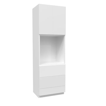 Single Oven Cabinet | Milano White | 30W x 96H x 24D