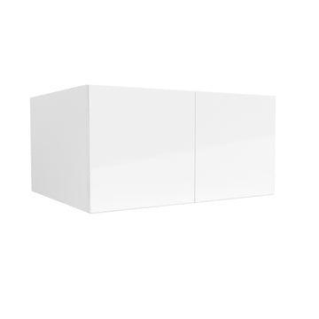 24 Deep Wall Cabinet | Milano White | 30W x 15H x 24D