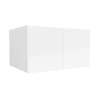 24 Deep Wall Cabinet | Milano White | 33W x 18H x 24D