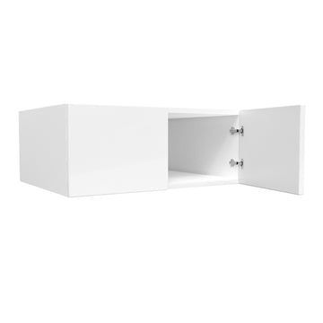 24 Deep Wall Cabinet | Milano White | 30W x 12H x 24D