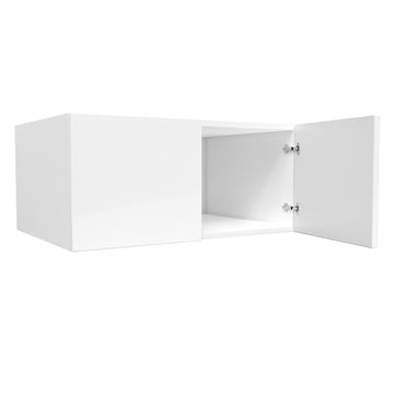 24 Deep Wall Cabinet | Milano White | 30W x 15H x 24D