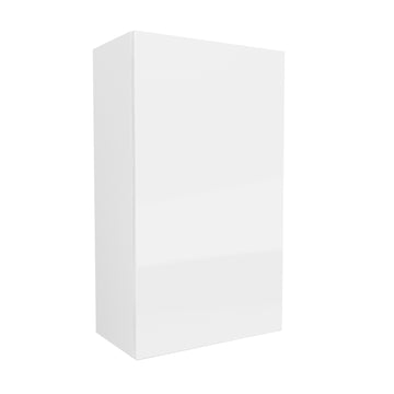 Single Door Wall Cabinet | Milano White | 21W x 36H x 12D