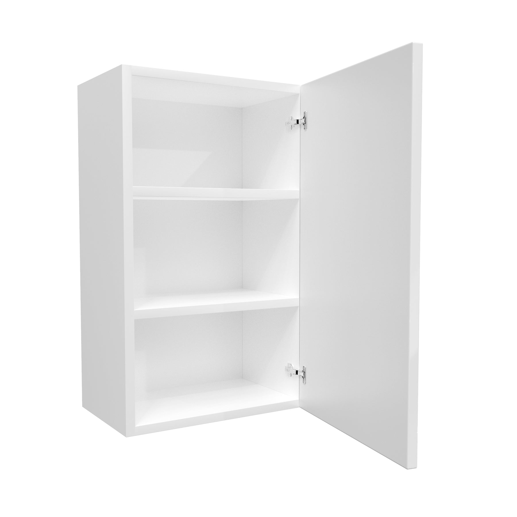 Single Door Wall Cabinet | Milano White | 18W x 30H x 12D