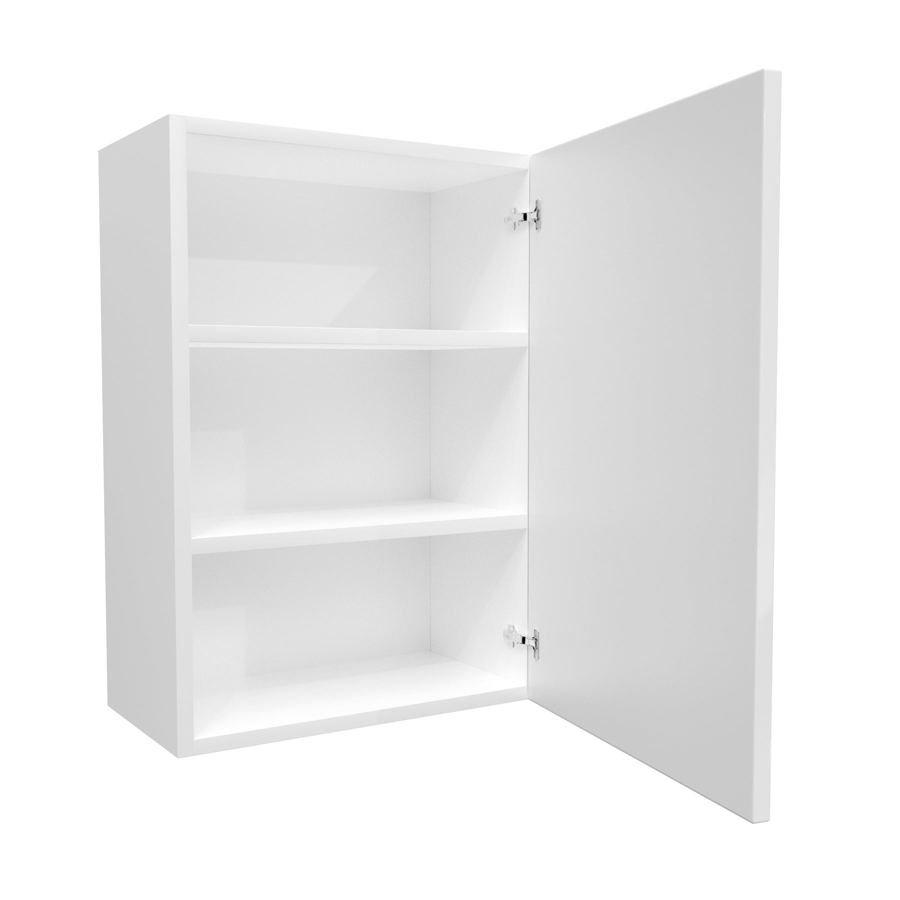 Single Door Wall Cabinet | Milano White | 21W x 30H x 12D