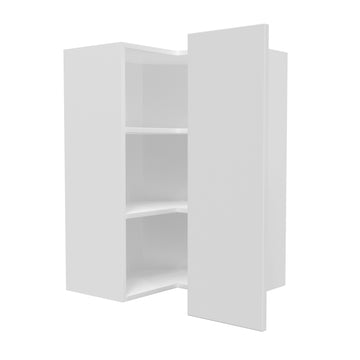 Corner Wall Cabinet | Milano White | 24W x 36H x 12D