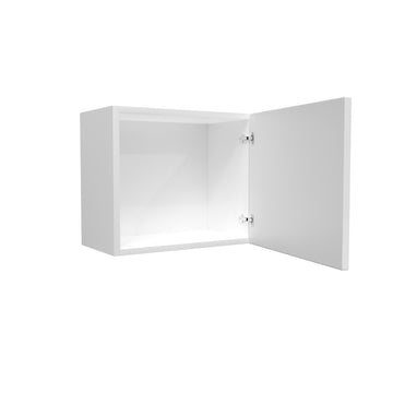 Single Door Wall Cabinet | Milano White | 21W x 18H x 12D