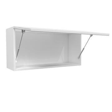 Horizontal Wall Cabinet | Milano White | 36W x 18H x 12D