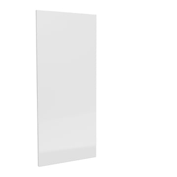 Single Door Wall End Cabinet | Milano White | 12W x 42H x 12D
