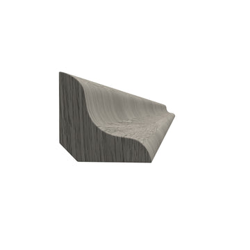 Corner Molding| Matrix Silver | 96W x 0.75H x 0.75D