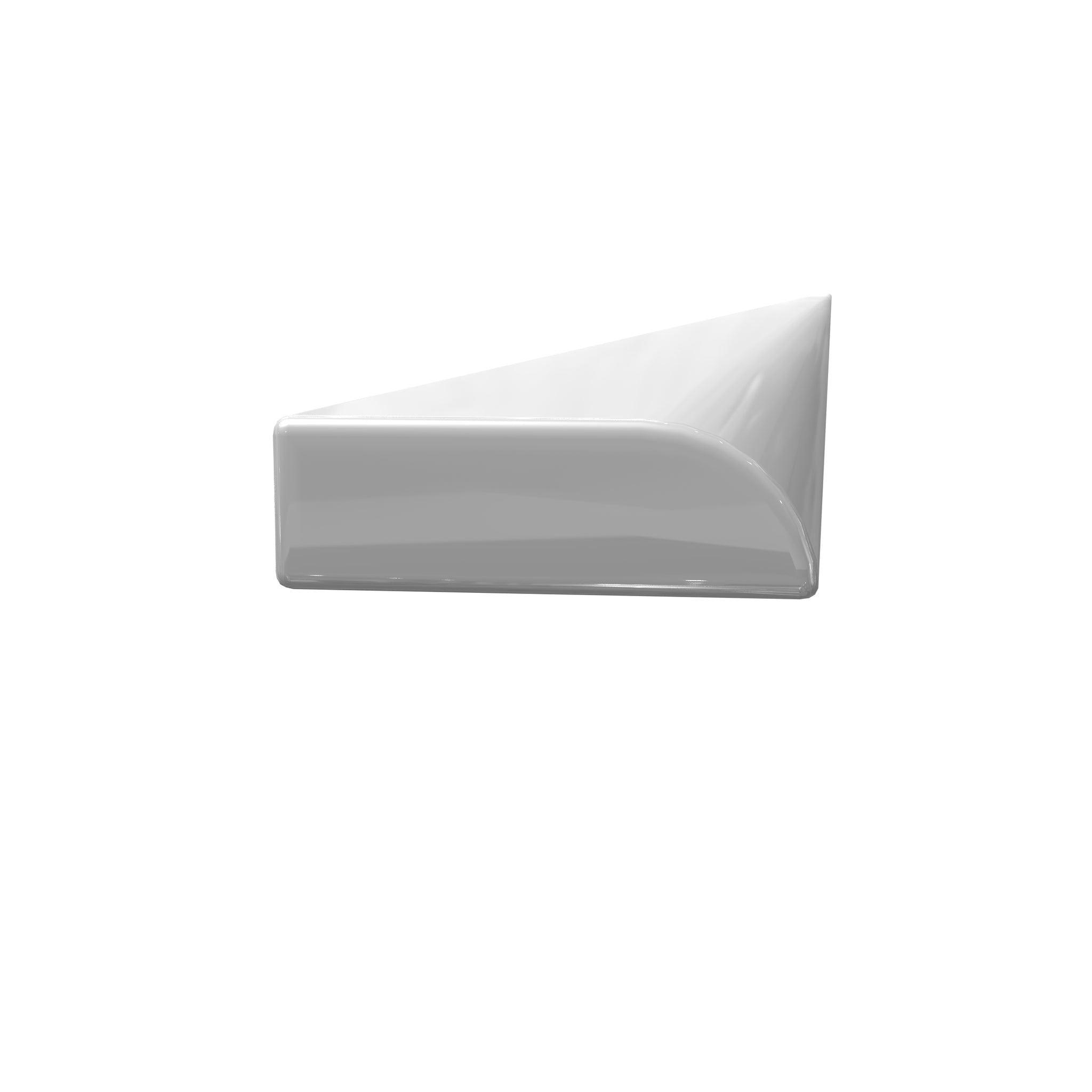Scribe Molding | Milano White | 96W x 0.25H x 0.75D