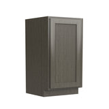 RTA - Elegant Smoky Grey - Angle Base End Cabinet | 12"W x 34.5"H x 24"D