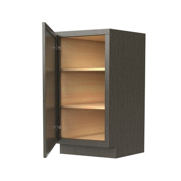 RTA - Elegant Smoky Grey - Angle Base End Cabinet | 12"W x 34.5"H x 24"D
