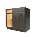 RTA - Elegant Smoky Grey - Blind Base Cabinet | 27"W x 34.5"H x 24"D