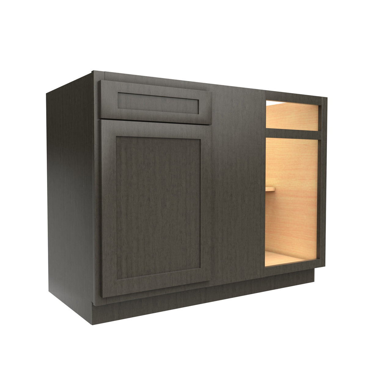 RTA - Elegant Smoky Grey - Blind Base Cabinet | 45"W x 34.5"H x 24"D