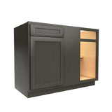 RTA - Elegant Smoky Grey - Blind Base Cabinet | 45"W x 34.5"H x 24"D