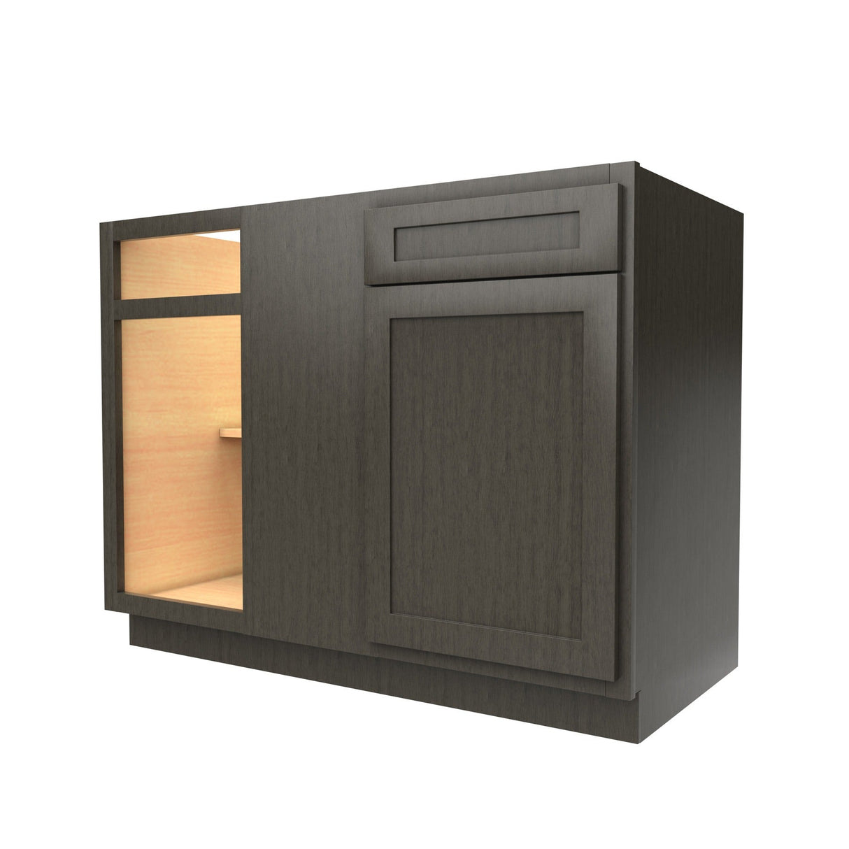 RTA - Elegant Smoky Grey - Blind Base Cabinet | 45"W x 34.5"H x 24"D