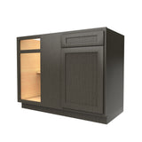 RTA - Elegant Smoky Grey - Blind Base Cabinet | 45"W x 34.5"H x 24"D