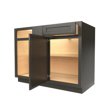 RTA - Elegant Smoky Grey - Blind Base Cabinet | 45"W x 34.5"H x 24"D
