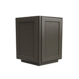 RTA - Elegant Smoky Grey - Base End Cabinet | 24"W x 34.5"H x 24"D