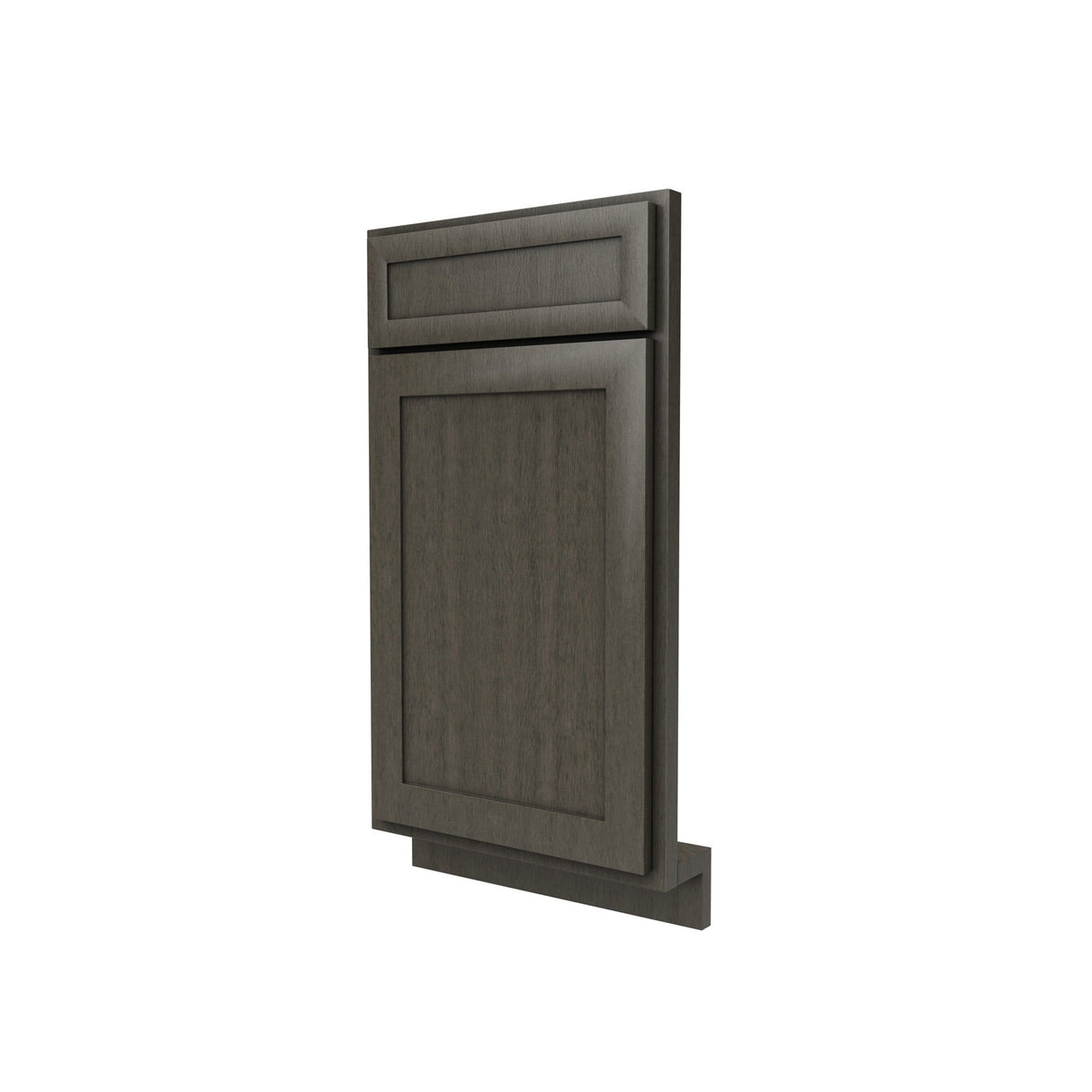 RTA - Elegant Smoky Grey - Diagonal Corner Sink Front | 36"W x 34.5"H x 24"D