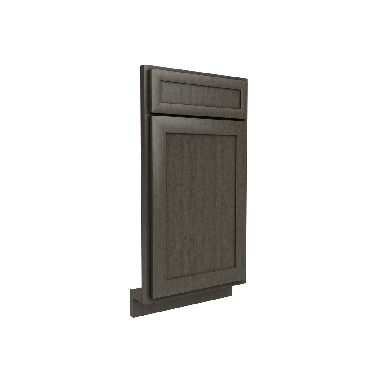 RTA - Elegant Smoky Grey - Diagonal Corner Sink Front | 36"W x 34.5"H x 24"D