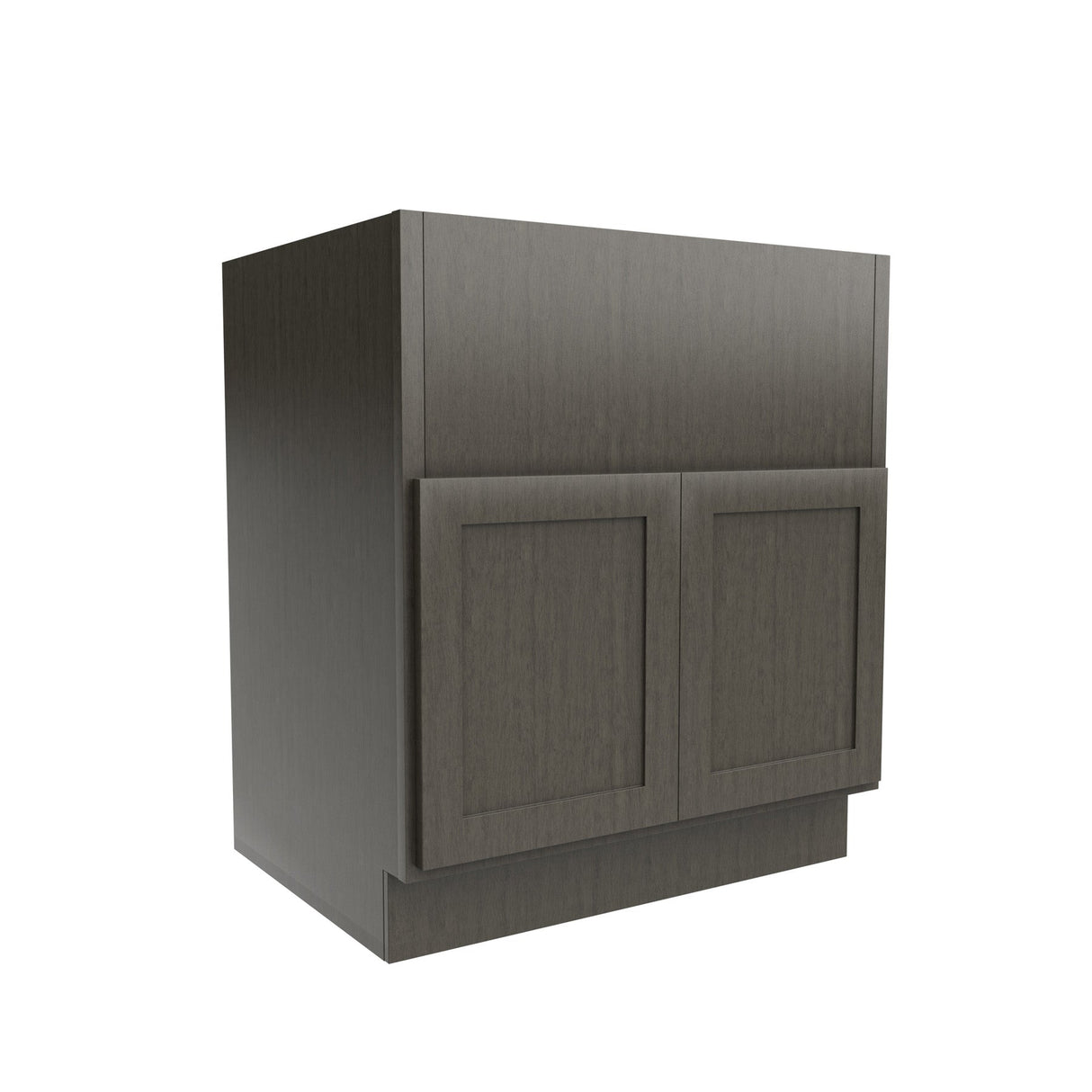 RTA - Elegant Smoky Grey - Double Door Farm Sink Base Cabinet | 30"W x 34.5"H x 24"D