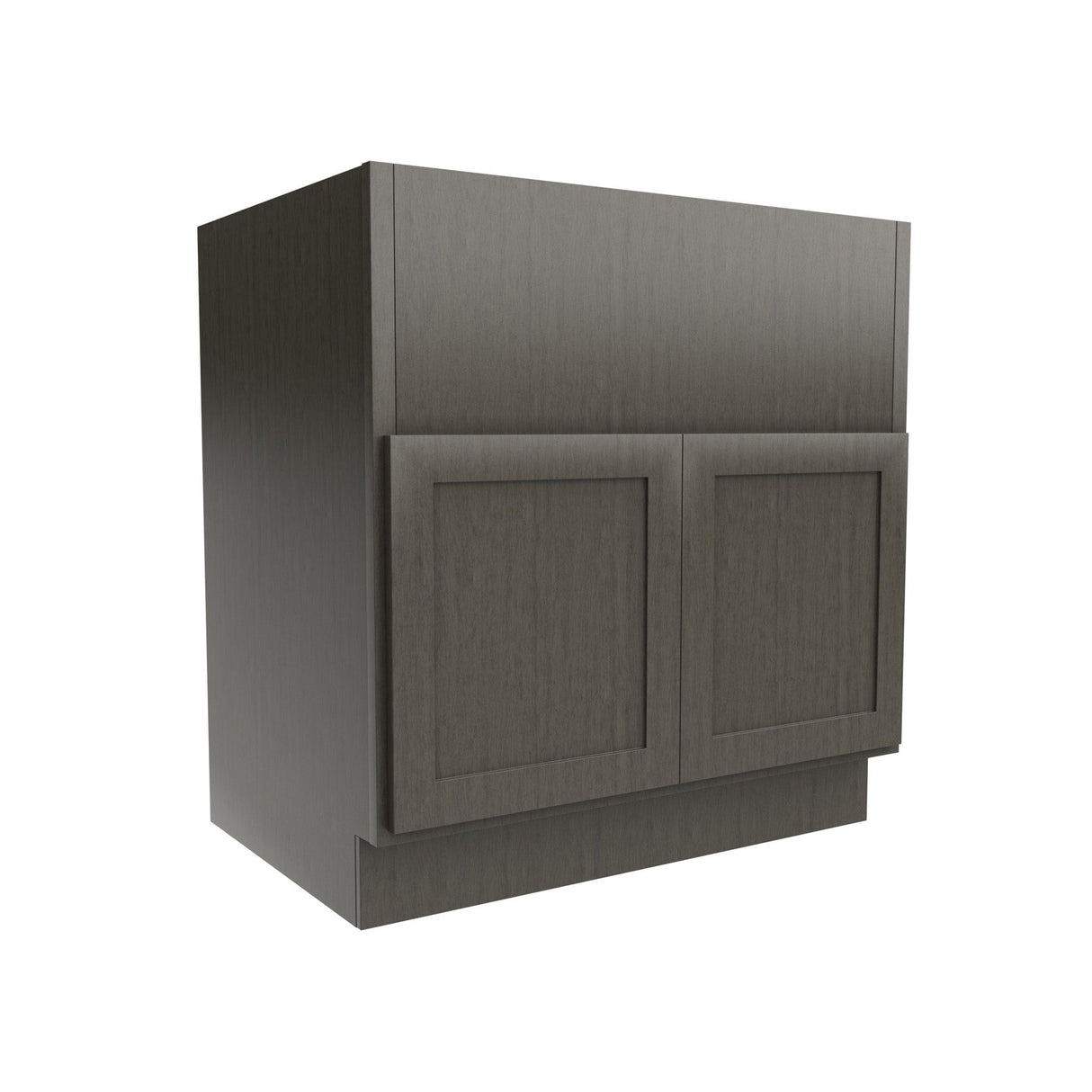 RTA - Elegant Smoky Grey - Double Door Farm Sink Base Cabinet | 33"W x 34.5"H x 24"D