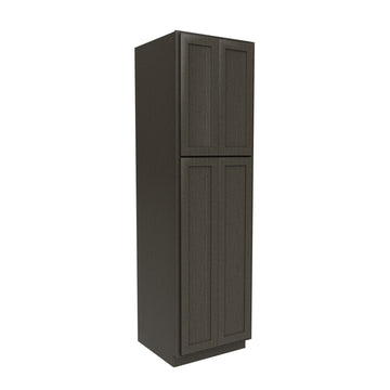 RTA - Elegant Smoky Grey - Double Door Utility Cabinet | 24