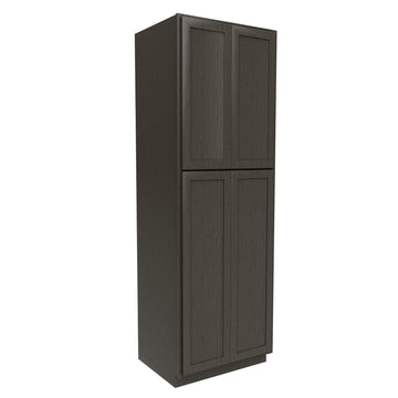 Elegant Smoky Grey - Double Door Utility Cabinet | 30