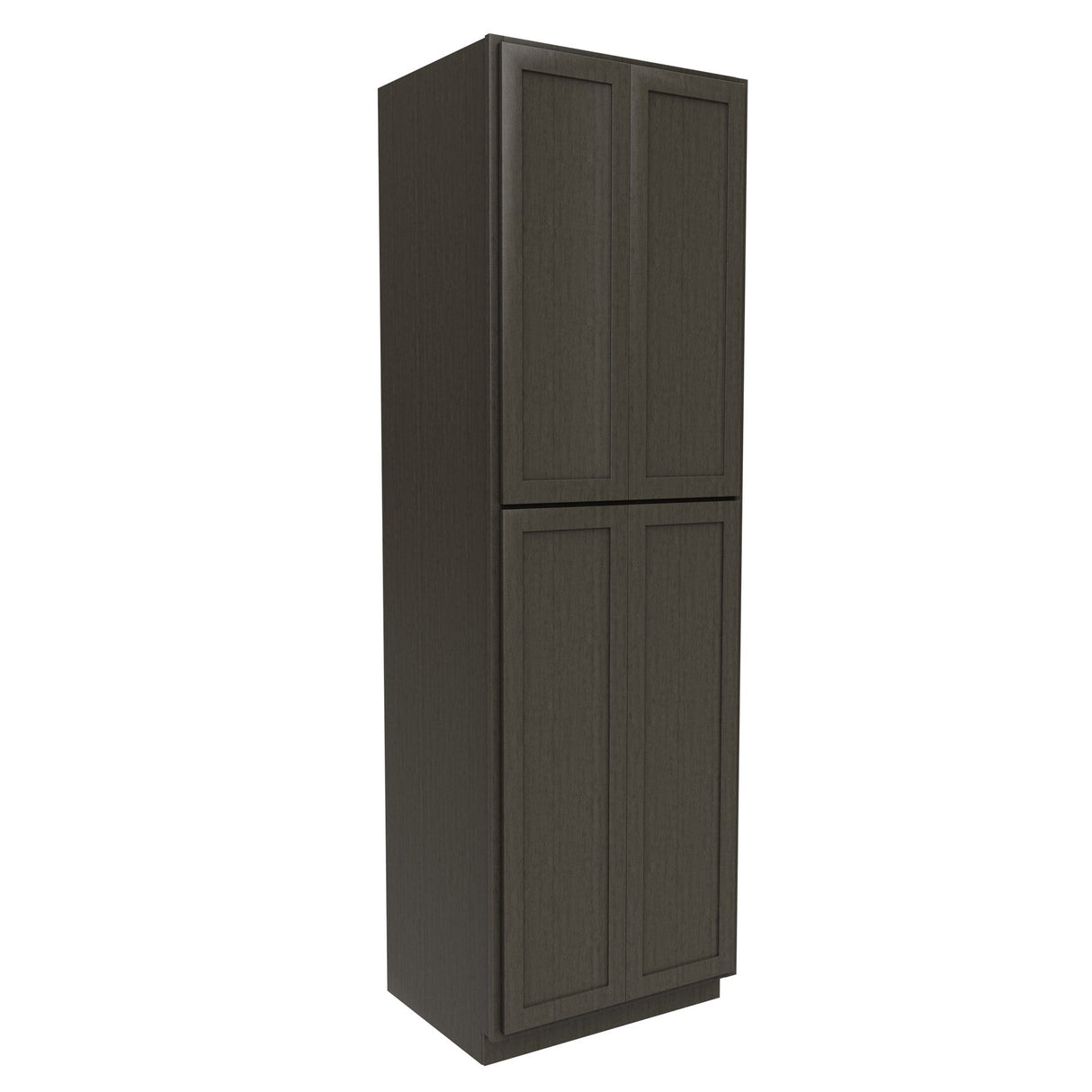 RTA - Elegant Smoky Grey - Double Door Utility Cabinet | 30"W x 96"H x 24"D