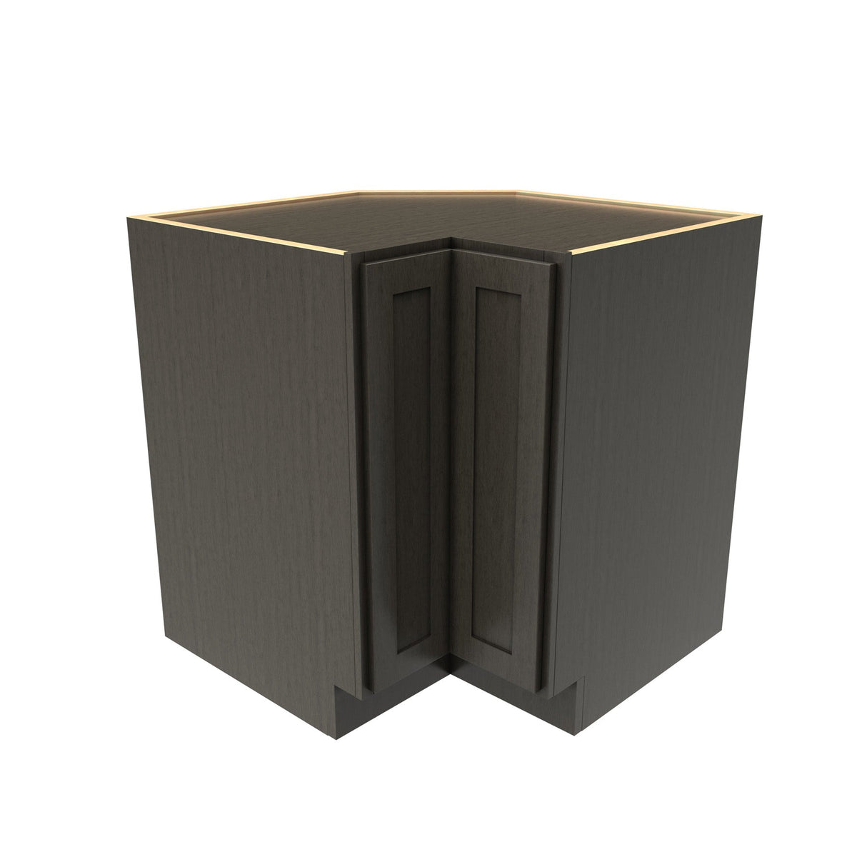 RTA - Elegant Smoky Grey - Easy Reach Corner Base Cabinet | 36"W x 34.5"H x 24"D