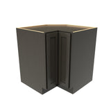 RTA - Elegant Smoky Grey - Easy Reach Corner Base Cabinet | 36"W x 34.5"H x 24"D