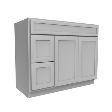 Elegant Dove - Door & Drawer Vanity Cabinet | 42