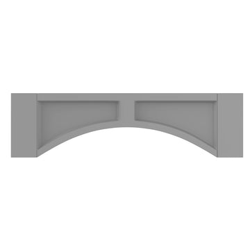 RTA - Elegant Dove - Arched Valance - Raised Panel | 60