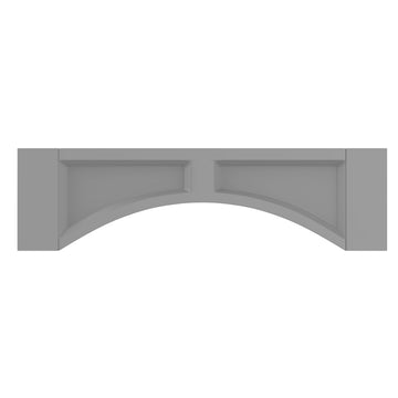 RTA - Elegant Dove - Arched Valance - Flat Panel | 36