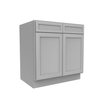 Elegant Dove - Sink Base Cabinet | 33"W x 34.5"H x 24"D