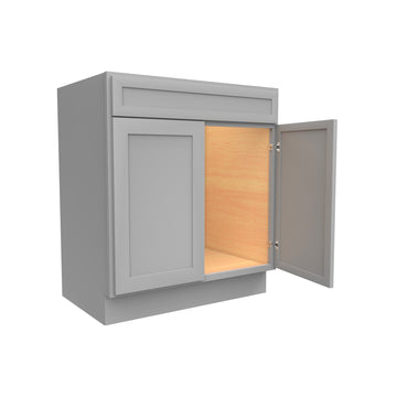 RTA - Elegant Dove - Double Door Vanity Sink Base Cabinet | 30