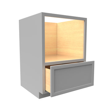 RTA - Elegant Dove - Microwave Base Cabinet | 30"W x 34.5"H x 24"D