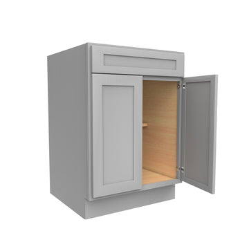Elegant Dove - Double Door Base Cabinet | 24
