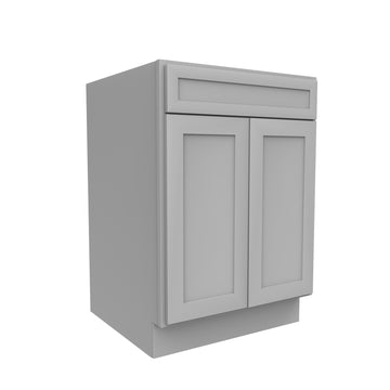 Elegant Dove - Sink Base Cabinet | 24"W x 34.5"H x 24"D