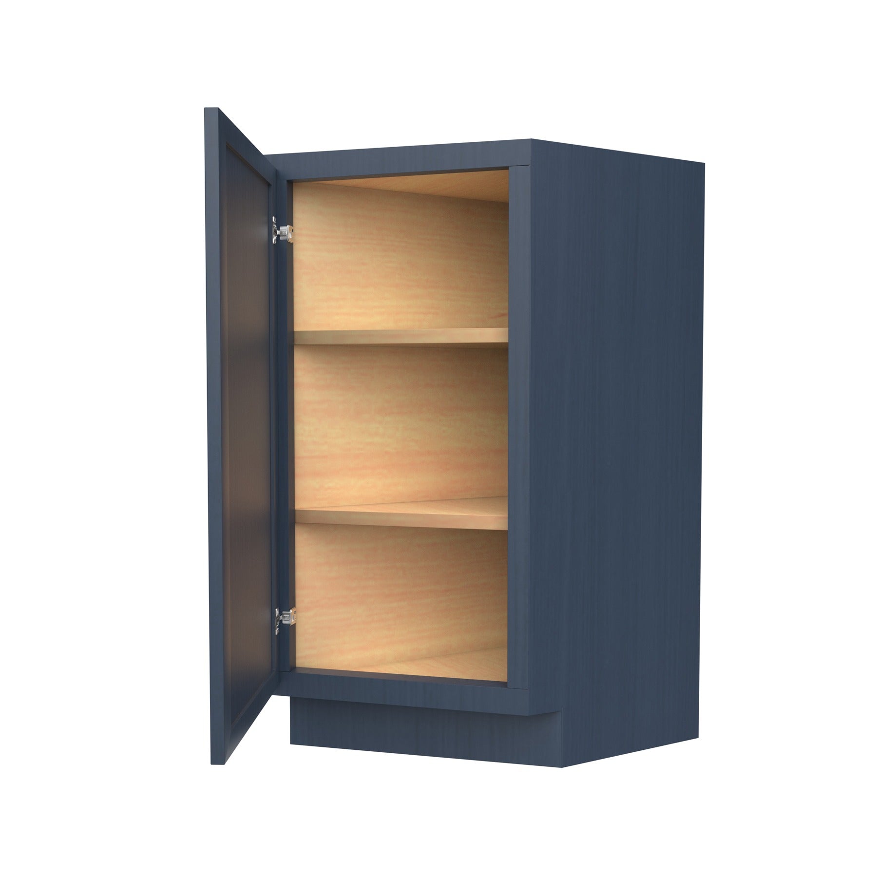 Angle Base End Cabinet | Elegant Ocean Blue | 24W x 34.5H x 12D