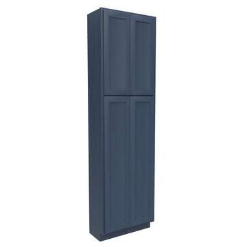 Double Door Utility Cabinet | Elegant Ocean Blue | 24W x 84H x 12D