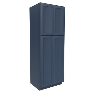 Double Door Utility Cabinet | Elegant Ocean Blue | 30W x 84H x 24D