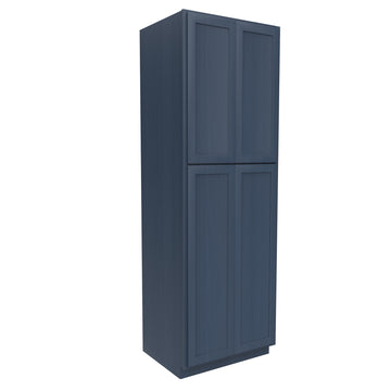 Double Door Utility Cabinet | Elegant Ocean Blue | 30W x 90H x 24D