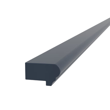 Light Rail Molding | Elegant Ocean Blue | 96W x 1.125H x 1.5D