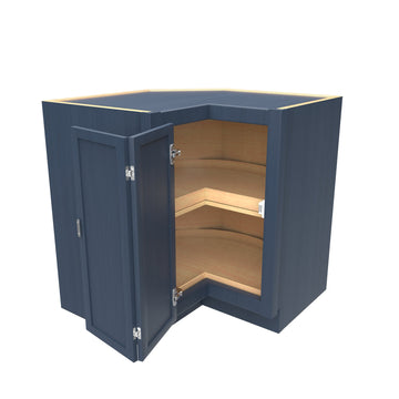 RTA - Elegant Ocean Blue - Lazy Susan Corner Base Cabinet | 33"W x 34.5"H x 24"D