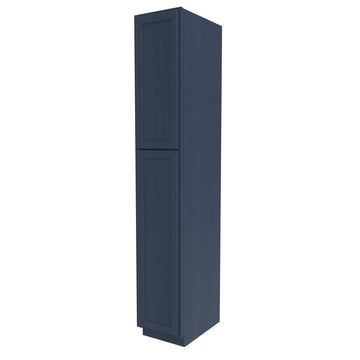 Utility Cabinet | Elegant Ocean Blue | 15W x 90H x 24D