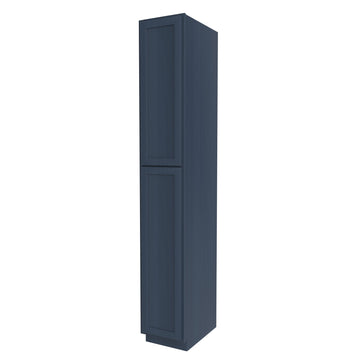 Utility Cabinet | Elegant Ocean Blue | 15W x 96H x 24D