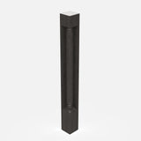 RTA - Elegant Smoky Grey - Corner Post - Fluted| 3"W x 34.5"H x 3"D